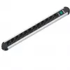 Power Extension Bachmann PRIMO 1.75m 12 AC Outlets Black Grey