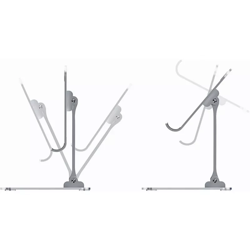 Inter-Tech MTS-200 Laptop stand Aluminium 25.4 cm (10 inch)