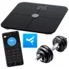 Bathroom scale Adler AD 8187 — maximum weight 180 kg, accuracy 100 g, BMI measurement, black