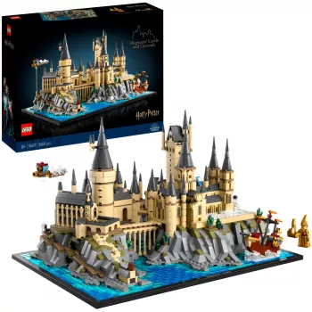 LEGO 76419 Harry Potter Hogwarts Castle and Grounds Big Set for Adults Including Iconic Locations: Great Hall Chamber of Secrets & More Valentine's
