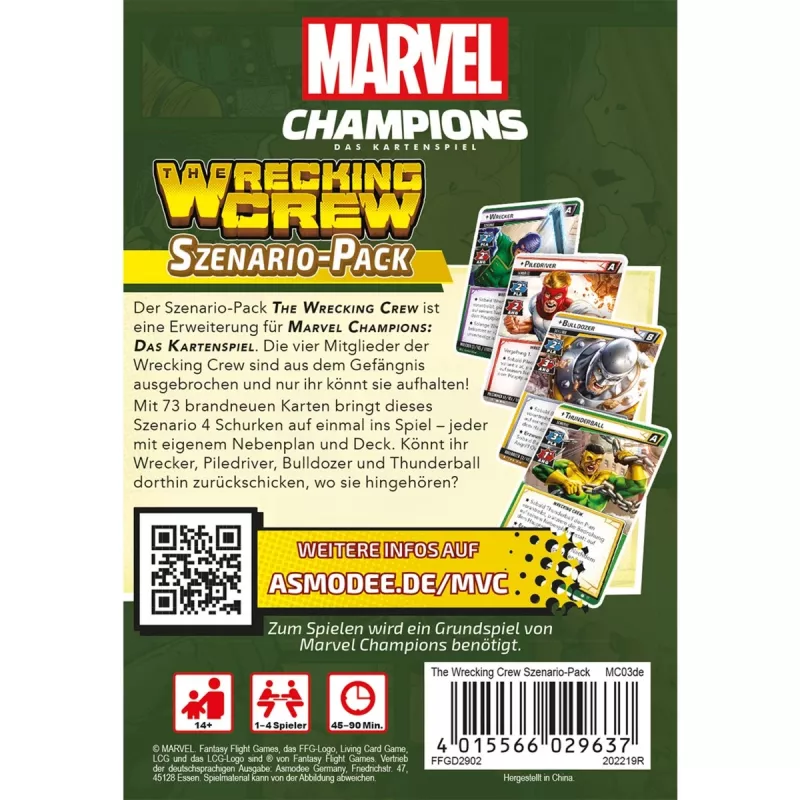 Marvel Champions: The Card Game - The Wrecking Crew (Expansion)