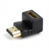 HDMI gender changer GEMBIRD A-HDMI90-FML, HDMI to HDMI, right-angle 90° adapter, black