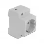 Socket outlet CEE 7/3 DeLOCK 11469 Light grey 250V 16A
