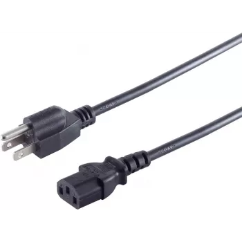 Power cable ShiverPeaks US60006 — USA (Type B) plug to IEC C13 connector, mains lead