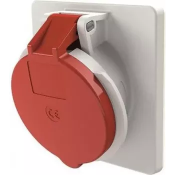 MENNEKES Elektrotechnik GmbH & Co. KG panel-mount socket 20147A 32A5P 6H400V TA IP44 (20147A)