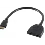 HDMI adapter ShiverPeaks Type A to 2x St/Bu 77415 – HDMI Type A splitter/adapter