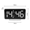 Digital alarm clock GreenBlue GB383 with LED display