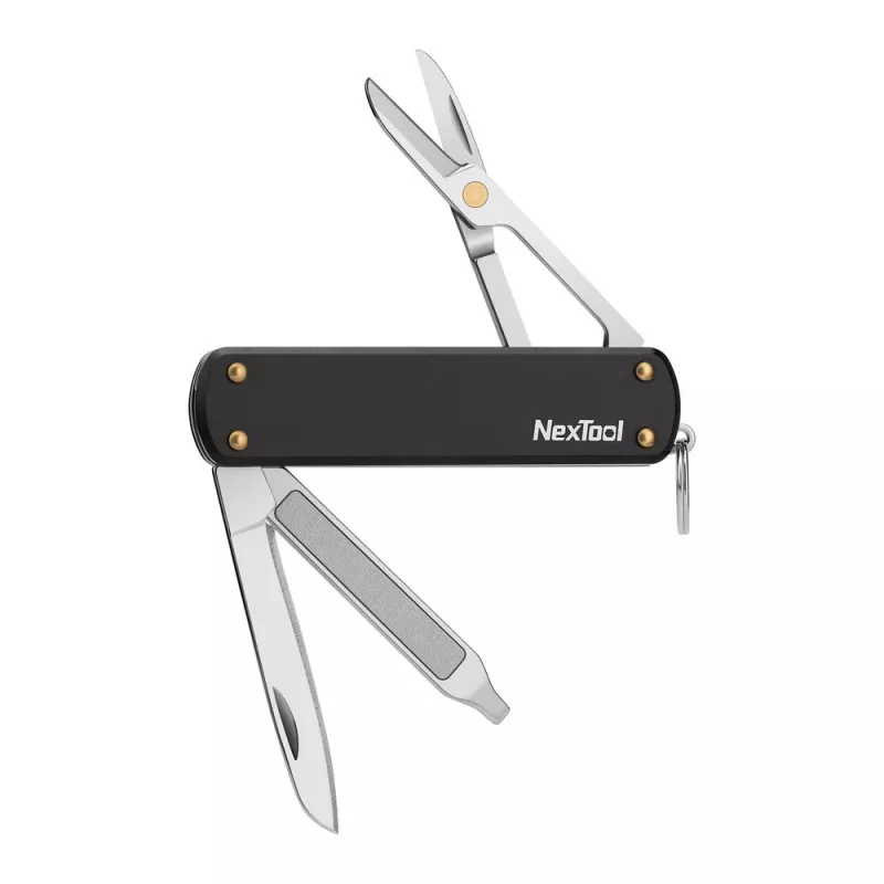 Multi-tool knife Nextool NE0141 — folding 4-in-1 pocket tool, black, folded 6.4 cm, weight 28.5 g