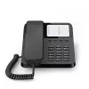 Corded desk phone Gigaset Desk400 — wired desktop telephone, black, model DESK 400