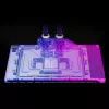 Backplate Alphacool 13463 Acrylic Aluminium Black 145.2mm