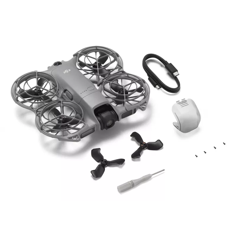 Quadcopter drone DJI Neo 2 — 4 rotors, 12 MP camera, 2688×1512 video, 1606 mAh battery, 49 GB internal memory, Wi‑Fi & Bluetooth