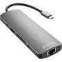 Sharkoon USB 3.0 Type C Combo Adapter interface cards/adapter HDMI, RJ-45, USB 3.2 Gen 1 (3.1 Gen 1)