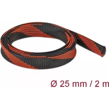 Cable Sleeve DeLOCK 20748 Black Red
