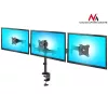 Monitor desk mount MACLEAN MC-691 for 3 monitors — adjustable height and tilt