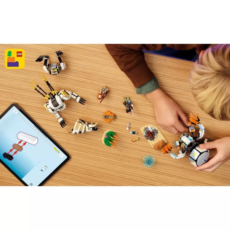 LEGO set Horizon Adventures 77037 – Aloy and Varl vs Shell-Walker and Sawtooth, 768 pieces, 2 minifigures