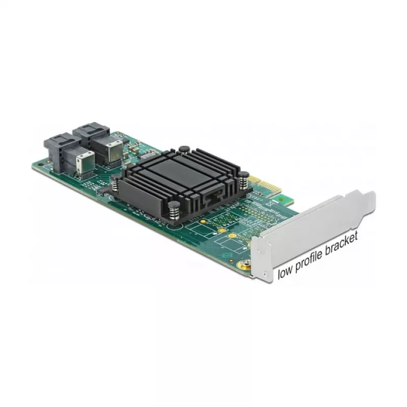 DeLOCK PCI Express x8 Card to 2 x internal SFF-8643 NVMe Low Profile Form Factor