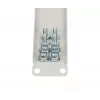 Rack blanking panel Extralink Front Blank Panel 1U 19 inch Gray, steel housing