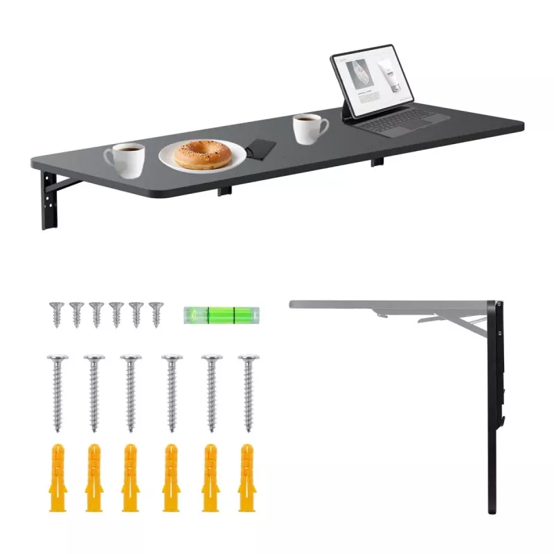 Maclean folding shelf 100x40 cm MC-128 B