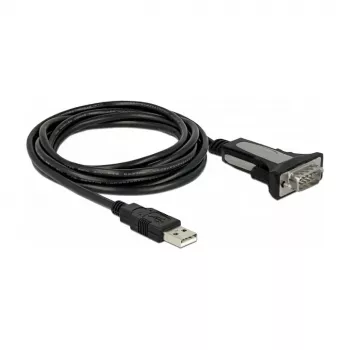 USB 2.0 Type-A to 1 x serial RS-232 DB9 4 m DeLOCK 66323