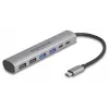 DeLOCK 64232 Laptop Dock Wired USB 3.2 Gen 1 Type-A Type-C Grey