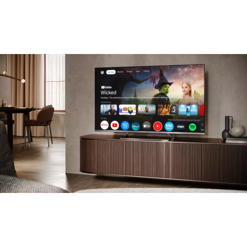 Sharp 4K Ultra HD QLED MiniLED TV | 55JP7265E | 55 | Google TV | UHD
