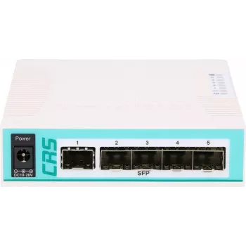 MikroTik CRS106-1C-5S L5 5xSFP 1G, 1xGigabit LAN PoE / SFP combo, Desktop case (MT CRS106-1C-5S)