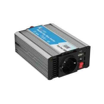 Car voltage converter Extralink OPIM-500W 12V, 500W modified sine, aluminium housing, active cooling