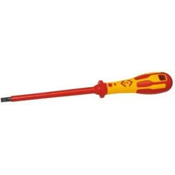 Screwdriver c.k tools Dextro 4 x 100 mm, slotted tip, insulated handle