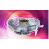 Air cooler Gembird CPU-HURACAN-X40 — 90 mm fan, 800–1600 RPM, LGA 775 support, transparent