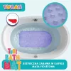 Anti-slip bath mat purple