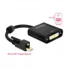 Video Cable Adapter DeLOCK 62639 Mini DisplayPort to DVI-I 0.25m Black