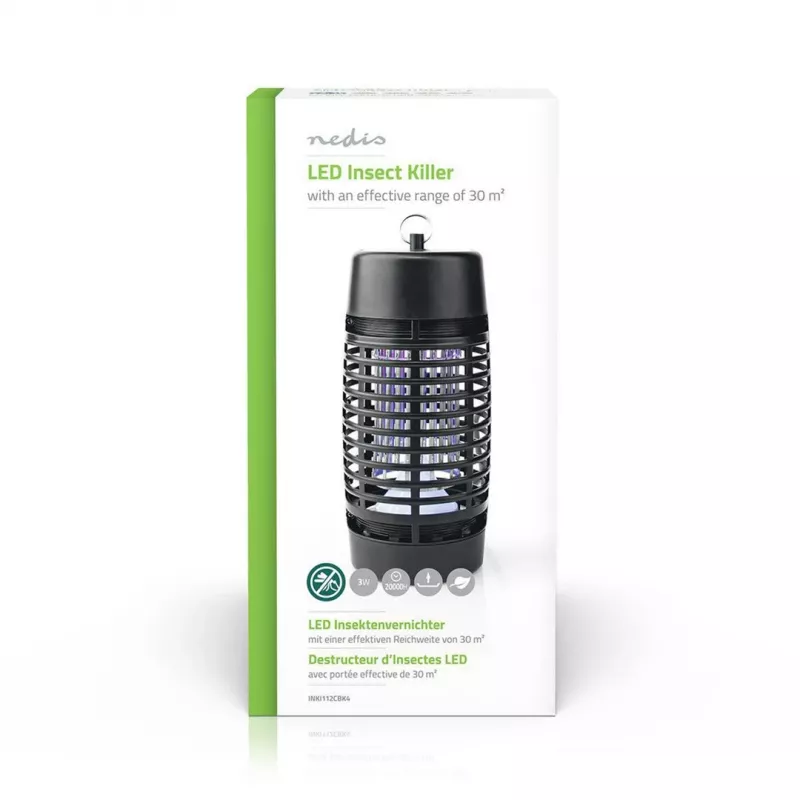 Nedis INKI112CBK4 insect killer/repeller Suitable for indoor use Suitable for outdoor use Black