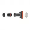 DeLOCK D-Sub HD 26 pin male with housing IP67 waterproof