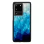 Protective phone case iKins for Samsung Galaxy S20 Ultra, blue lake/black