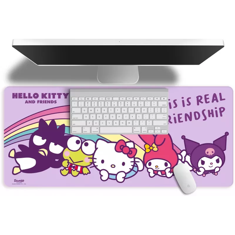 Mouse pad Kids Euroswan 80×30 cm Hello Kitty, large desk mat for mouse and keyboard