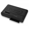 ICY DOCK EZ-Adapter MB104U-1SMB - Speicher-Controller - 2.5, M.2 (6,4 cm) - M.2 Card (PCIe NVMe & SATA) / SATA SSD - USB 3,2 (Gen 2) - Schwarz (MB104U