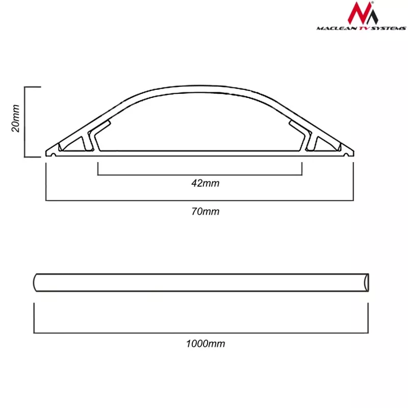 Floor cord cover MCTV-674