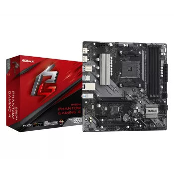 Motherboard ASRock B550M Phantom Gaming 4 AMD B550 Socket AM4 micro ATX