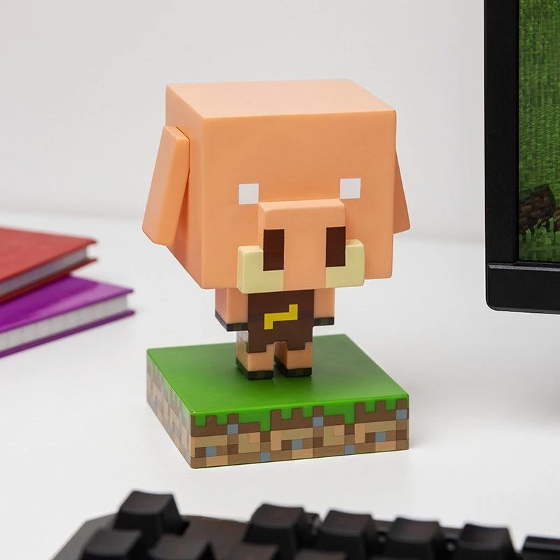 Table lamp Paladone Icon Light PP14431MCF Piglin LED, decorative gaming-themed design