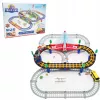 Electric Train Track King Extralink Kids, with Locomotive and Battery-Powered Car