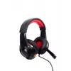 Wired gaming headset GEMBIRD GHS-U-5.1-01 — over-ear, 5.1 support, 20–20,000 Hz, 2 m cable, red/black