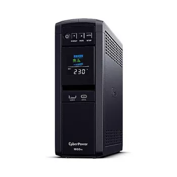 CyberPower CP1600EIPFCLCD uninterruptible power supply (UPS) Line-Interactive 1.6 kVA 1000 W 6 AC outlet(s)