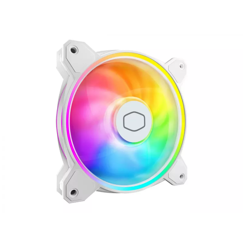 Cooler Master MasterFan MF120 Halo2 White Edition 120mm ARGB Case Fan