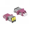 Optical Fiber Coupler DeLOCK 86901 LC Duplex Female to LC Duplex Female Multi-mode Violet