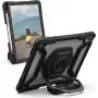 UAG Urban Armor Gear Plasma Handstrap, Kickstand & Screen Protection Case | Apple iPad 10,9 (2022) | transparent/black | bulk | 124470B14340 (124470B14340)