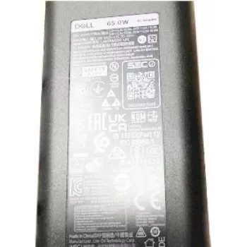 Laptop AC adapter Dell 65W USB-C Power Delivery V2TJ7, compact design