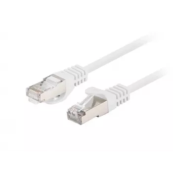 LANBERG Cat6 FTP patchcord network cable 1.5 m, white, RJ-45 male–male, 250 MHz, CCA, 26 AWG