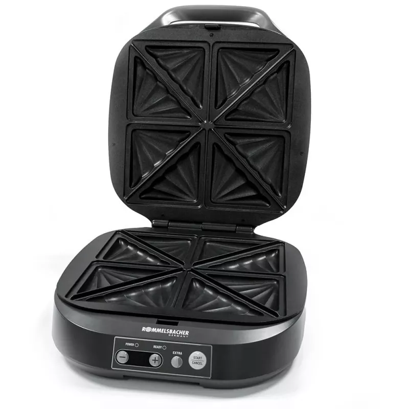 Rommelsbacher ST 1800 sandwich maker 1800 W Black