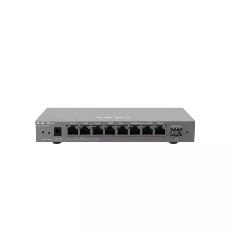 Router RUIJIE RG-EG209GS 9-port Gigabit Cloud Managed with 8x Gigabit RJ-45 and 1x SFP