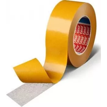 Adhesive tape Tesa 51570, transparent, synthetic rubber, 50 m × 25 mm, 0.11 mm thickness, indoor use